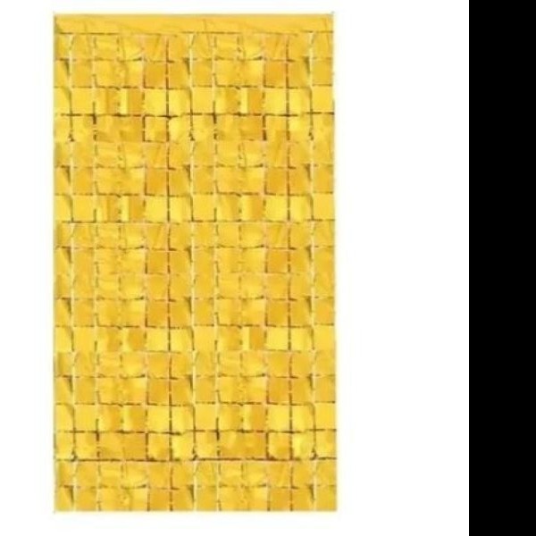 CORTINA METALICA PANEL DORADO FIESTA 91X240 E.10